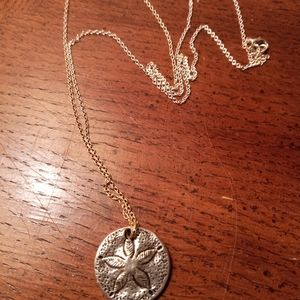Sand dollar necklace
